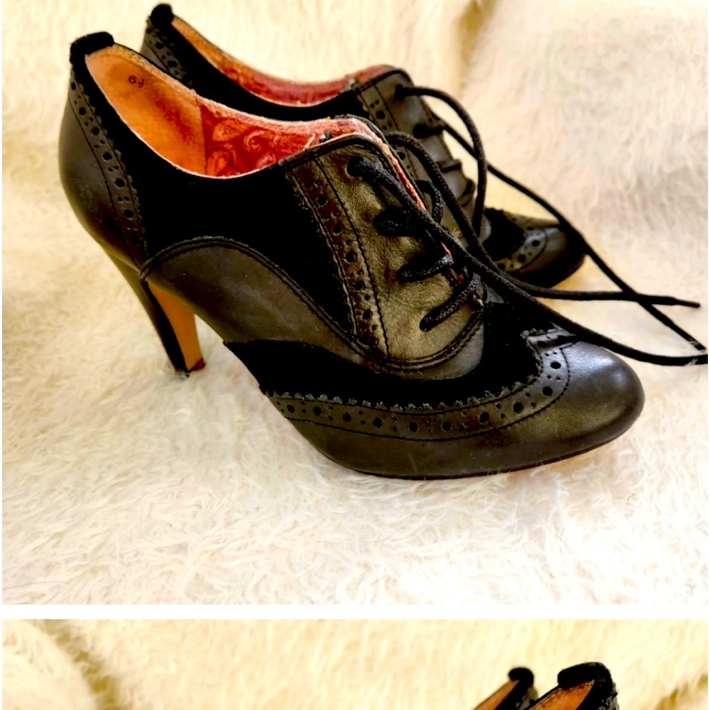 Seychelles Wingtip Booties Size 6.5